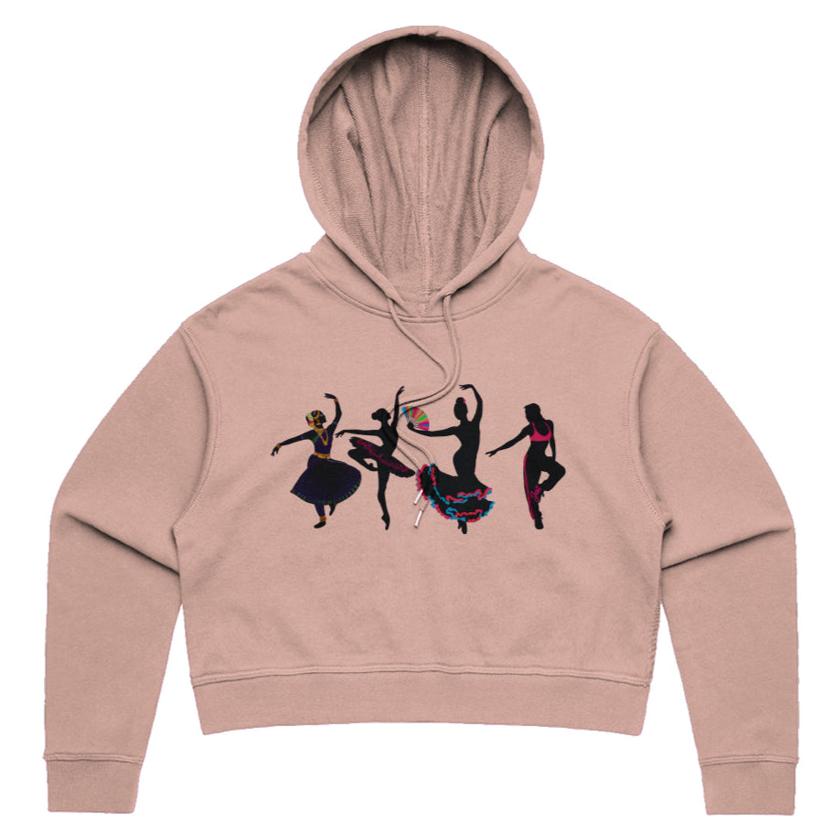 Unity In Motion Cropped Hoodie
