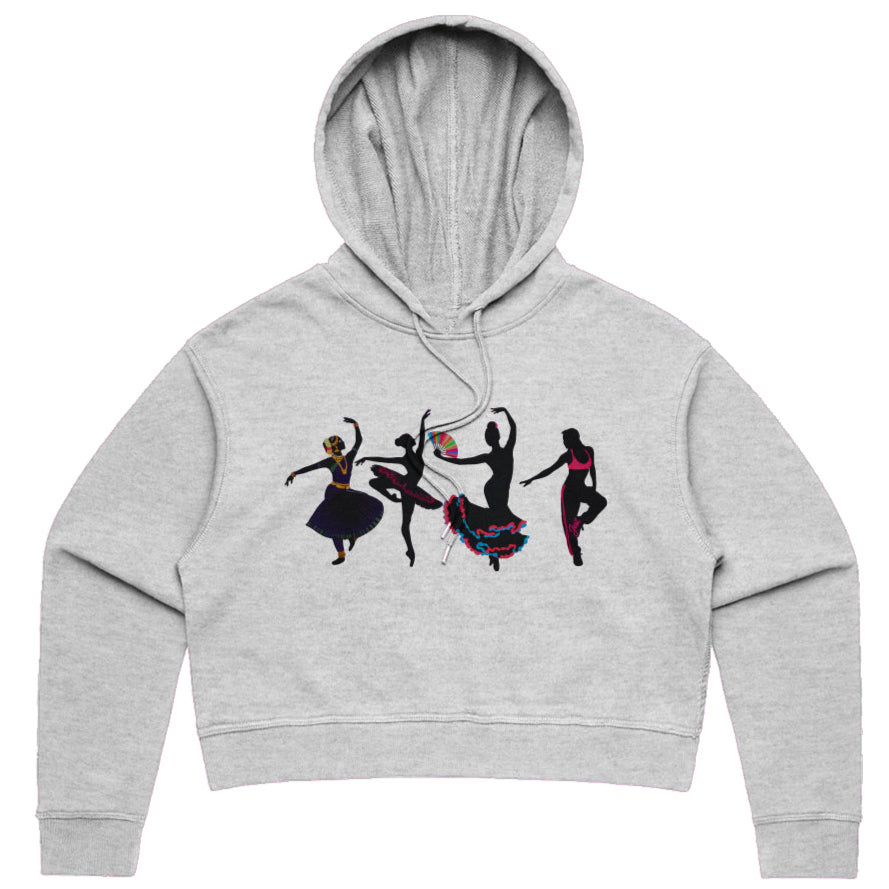 Unity In Motion Cropped Hoodie