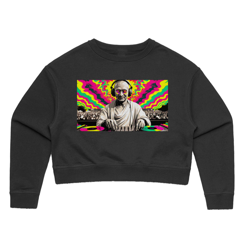 Non Violent Beats Cropped Sweatshirt