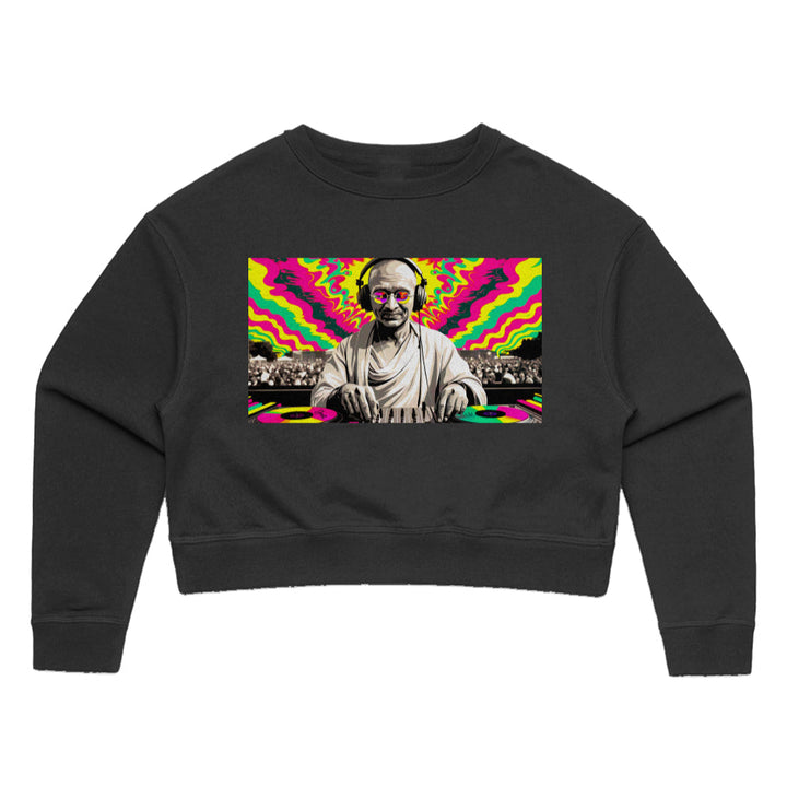 Non Violent Beats Cropped Sweatshirt