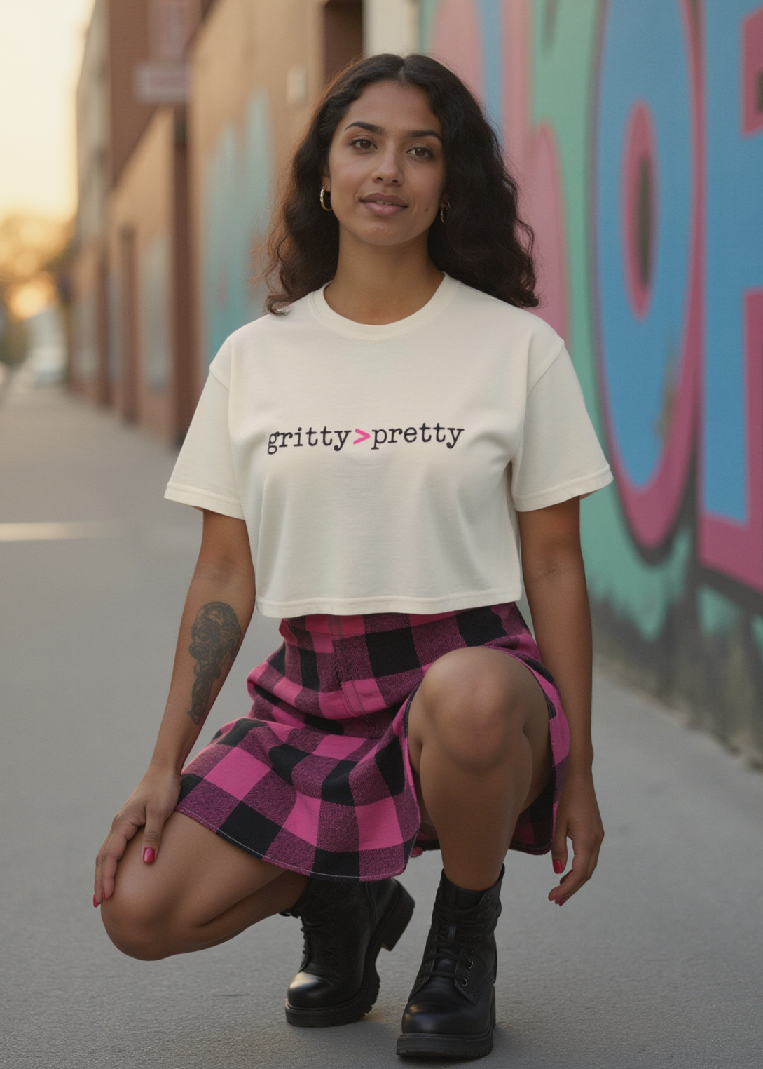 Be Gritty Boxy Tee