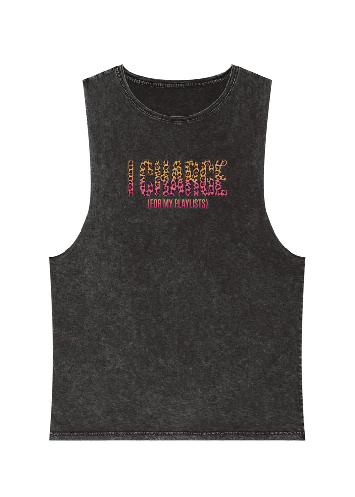 I Charge Drop Armhole Tank