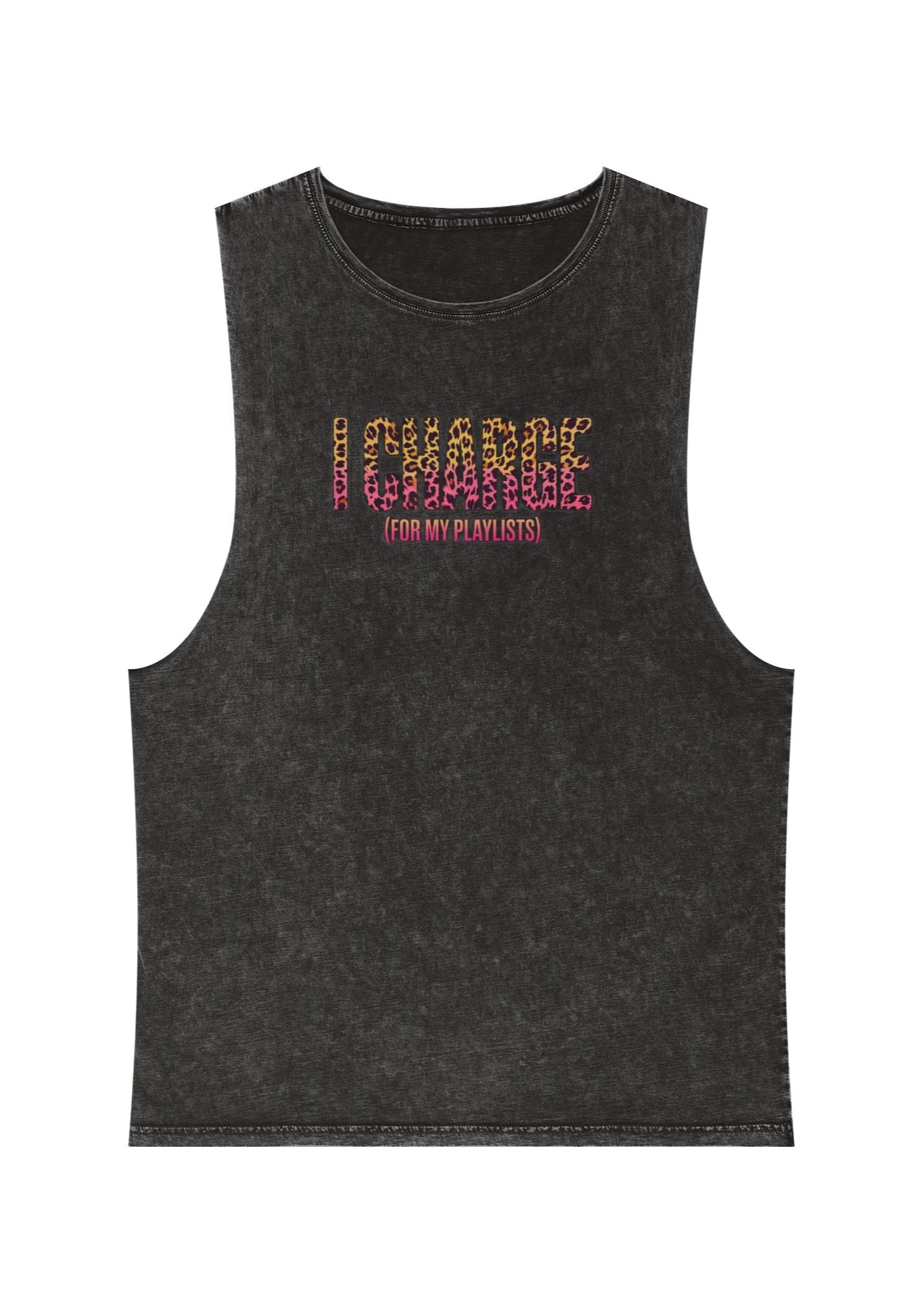 I Charge Drop Armhole Tank