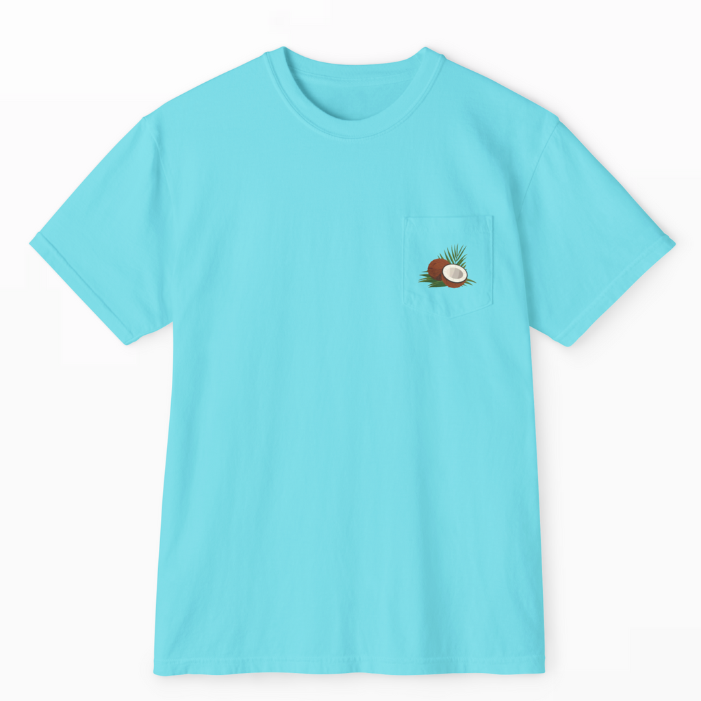 A Stand Up Coconut Pocket Tee