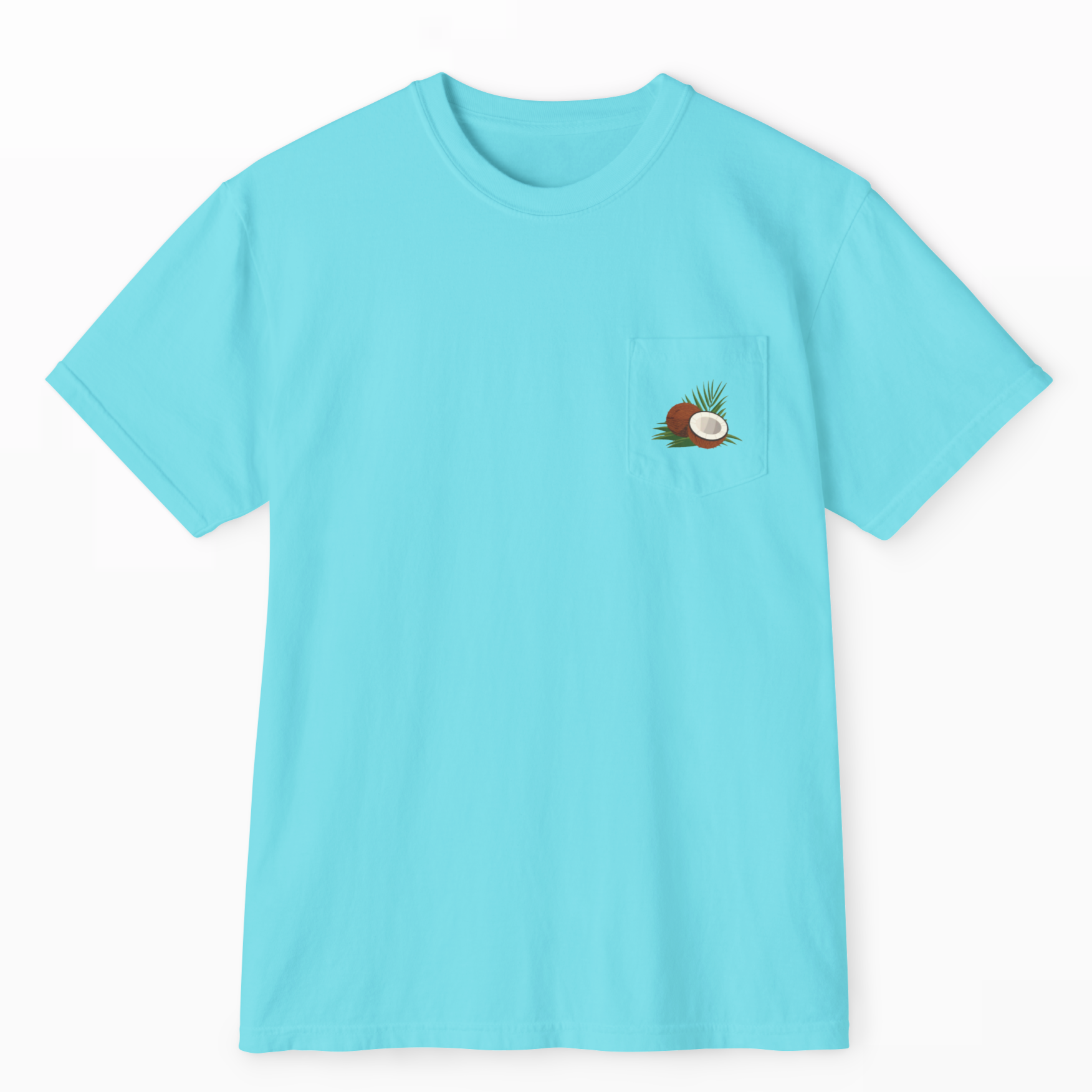 A Stand Up Coconut Pocket Tee