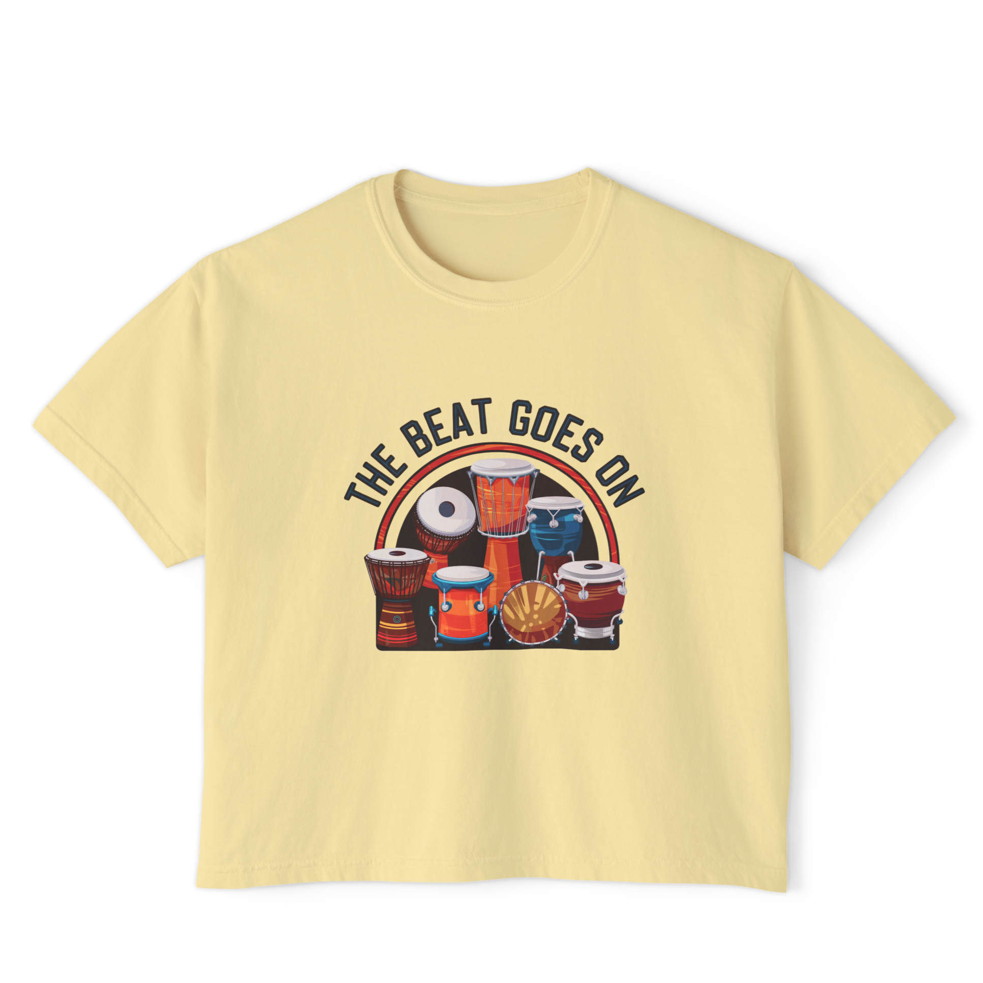 The Beat Goes On Boxy Tee