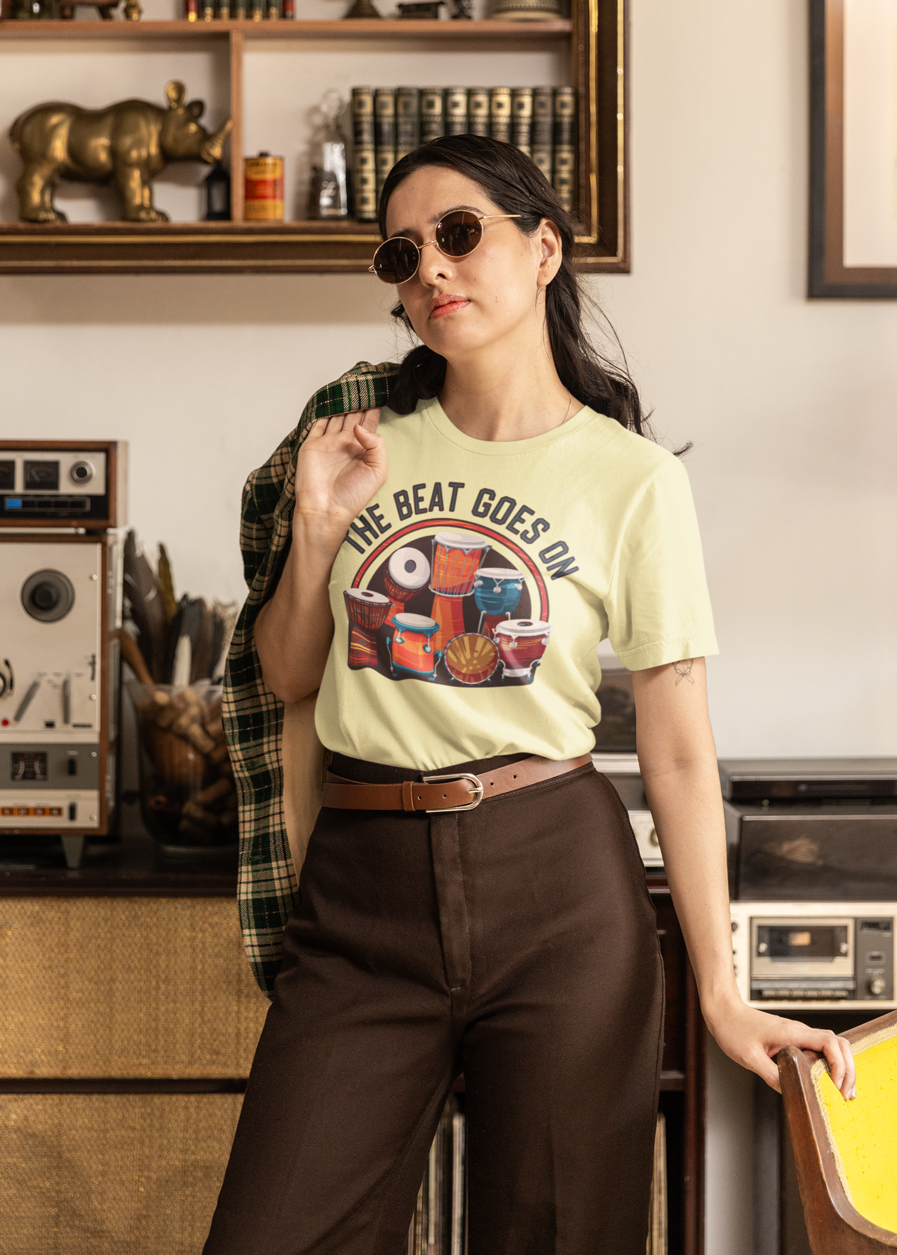 The Beat Goes On Boxy Tee