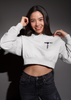 Bicoastal Love Cropped Hoodie